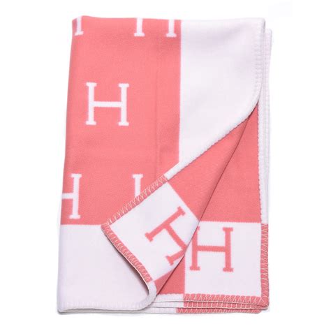 hermes pink blanket